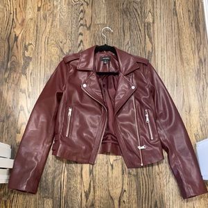 Vegan leather jacket